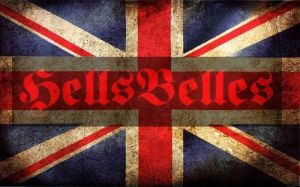Union Flag + HellsBelles logo - on the NWOBHM Show